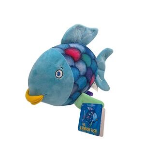NEW ~ Rainbow Fish Plush Toy Kohl's Cares Stuffed Animal Kids Book Character